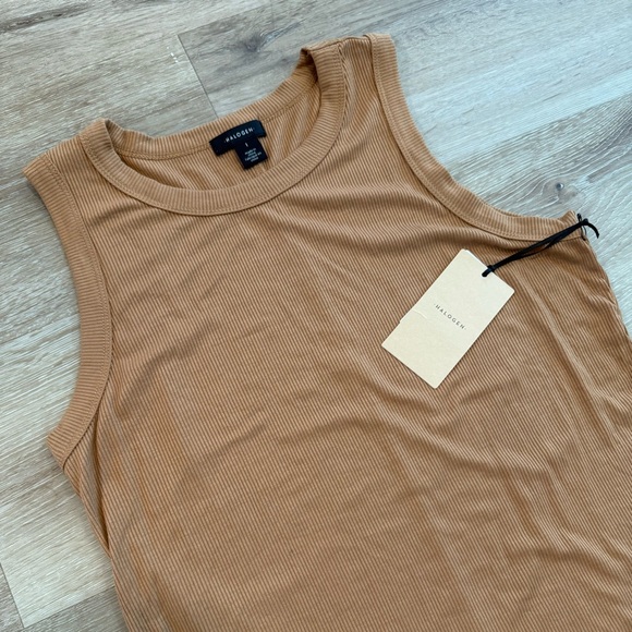 Halogen Ribbed Tank Top - Picture 6 of 6